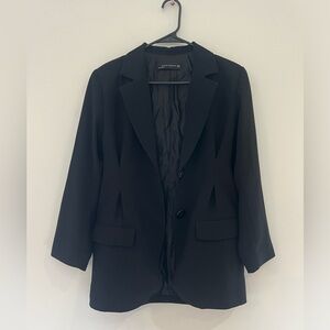 Oversized Zara Black Blazer - Size XS - EUC